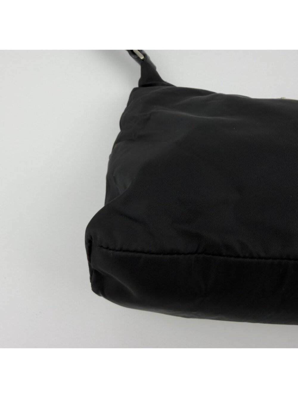 Prada Shoulder Bag Black Nylon Vintage - Picture 8 of 15
